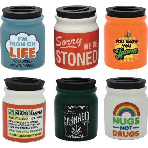 Streamline Stash Jar with Silicone Lid