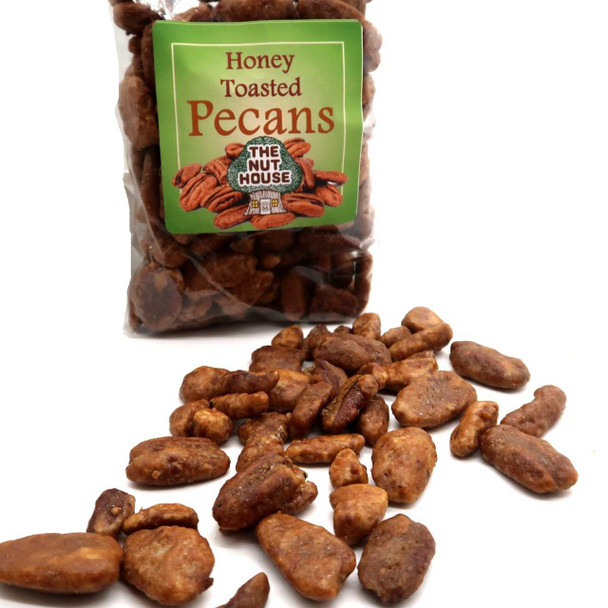 The Nut House Honey Toasted Pecans 12 oz