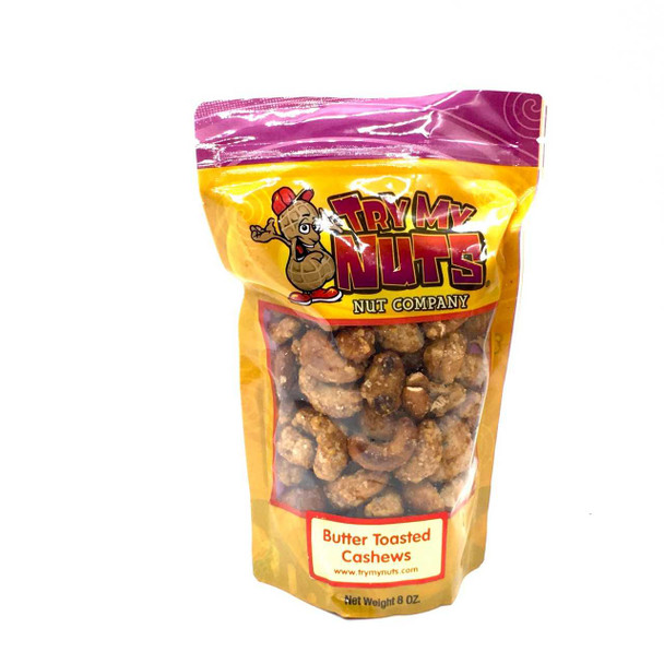 Try My Nuts Butter Toasted Cashews 8 oz