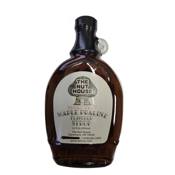 Sweet Maple Praline – Enjoy the delightful blend of our small batch northern maple and southern praline syrup. Use on pancakes, crepes, or waffles in the morning. Blend with mustard for an amazing dip! 12 oz