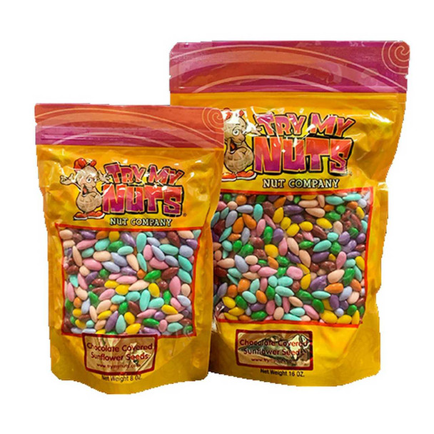 Try My Nuts Chocolate Covered Sunflower Seeds 8 oz