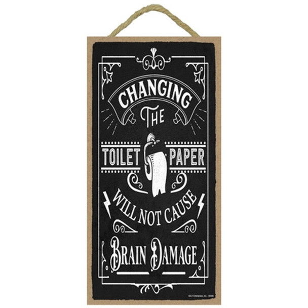 Part of our Bathroom & Kitchen series of USA made 5" x 10" wood plaques, these are sure to sell great for you!
