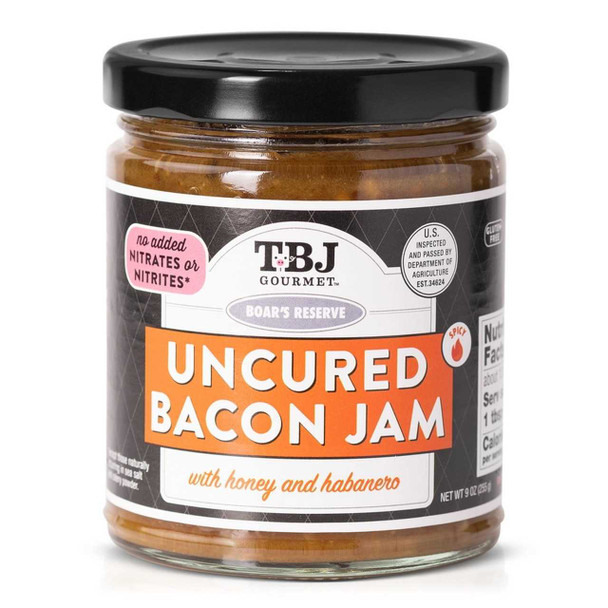 TBJ Gourmet Honey Habanero Uncured Bacon Jam 9 oz
