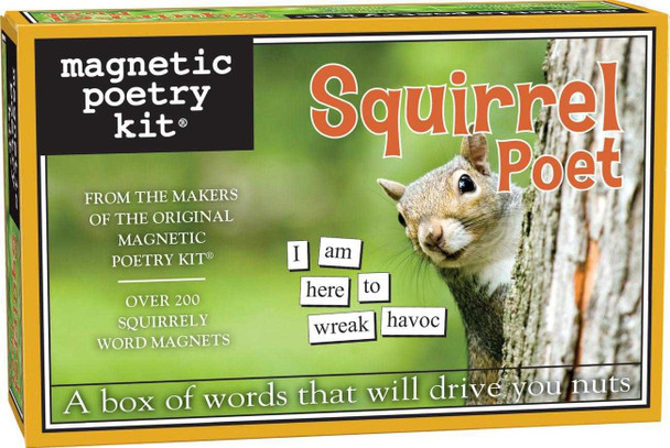  Squirrel Poet Magnetic Poetry Kit