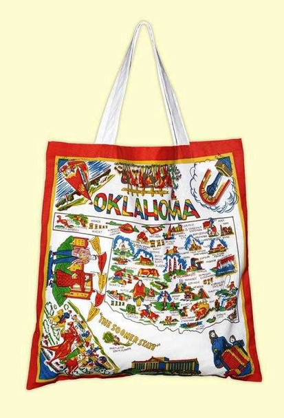 Oklahoma Map Tote