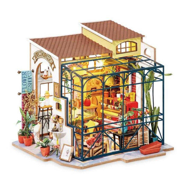  Flower Shop DIY Miniature House Kit Copy