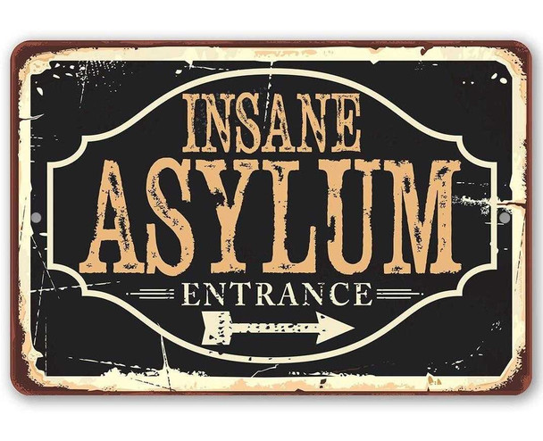  Insane Asylum Metal Entrance