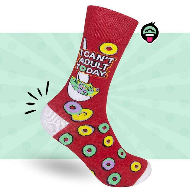 I Can't Adult Today Socks