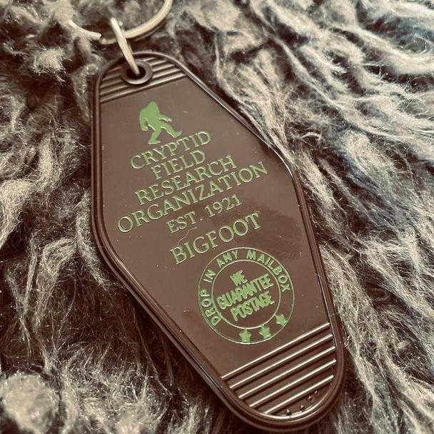 Cryptid Field Research Motel Key Fob