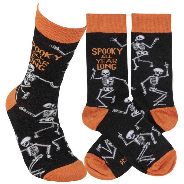  Spooky Skeleton Socks