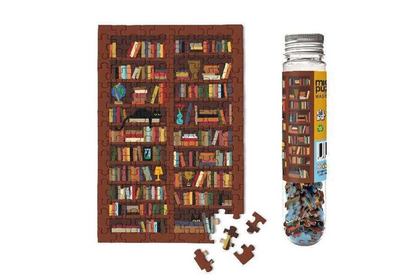 Bookcase Mini Jigsaw Puzzle
