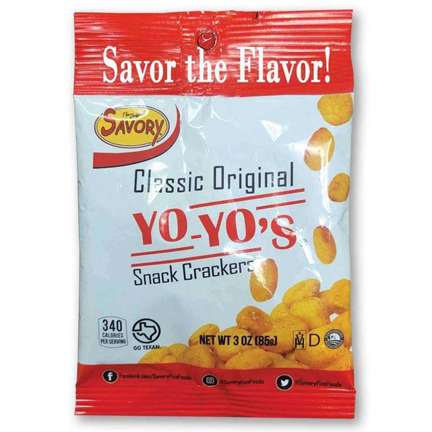 Savory Yo-Yo Crackers 3 oz
