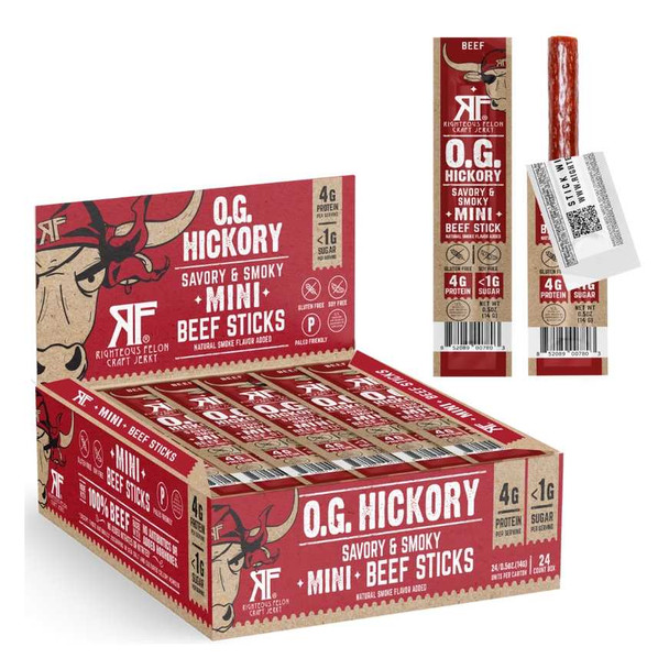 Righteous Felon Mini OG Hickory Beef Stick