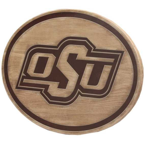  Oklahoma State University Logo Wood Wall Decor
