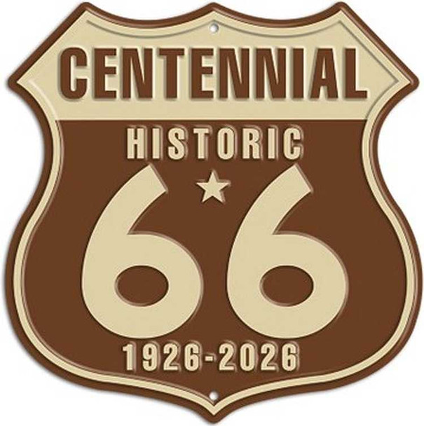 Route 66 Centennial Mini Shield