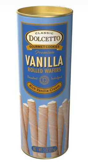  Dolcetto Meyer Vanilla Wafer Rolls 3 oz