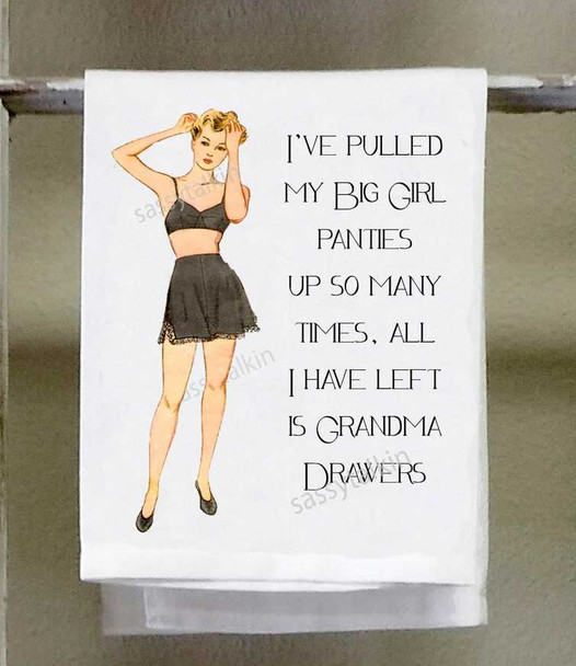 Big Girl Panties Sassy Girl Towel
