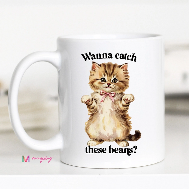 Catch These Beans Coffee Mug 11 oz