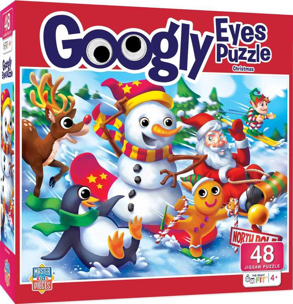  Googly Eyes - Christmas Friends 48pc Puzzle