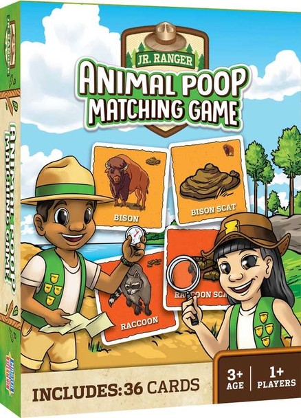  Jr Ranger Animal Poop Matching Game