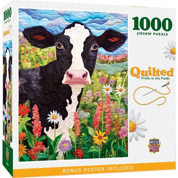 Quilted - Frolic in the Fields 1000 Piece Jigsaw Puzzle