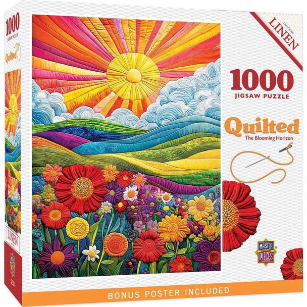  Quilted - The Blooming Horizon 1000 Piece Jigsaw Puzzle