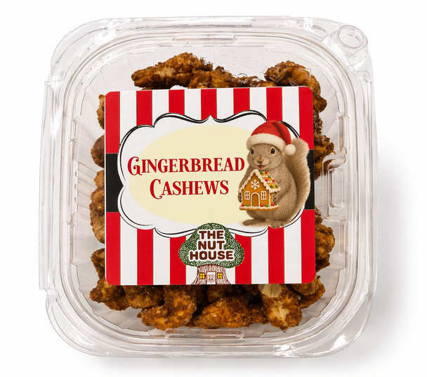 Gingerbread Cashews 8 oz