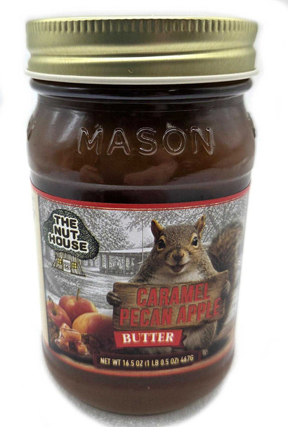 Nut House Caramel Pecan Apple Butter 16 oz