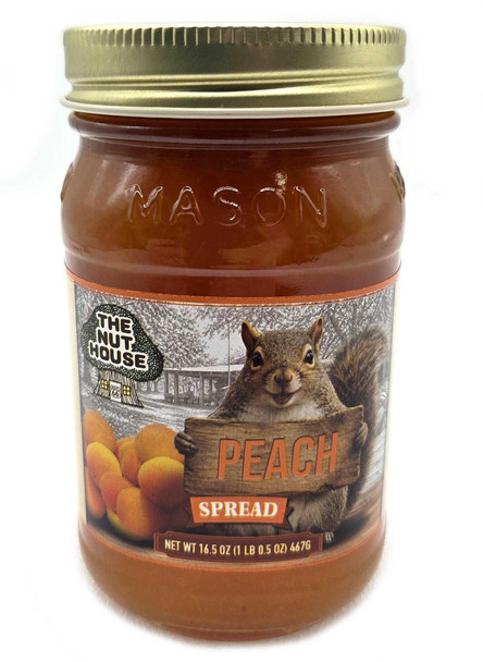 Nut House Peach Fruit Spread 16 oz