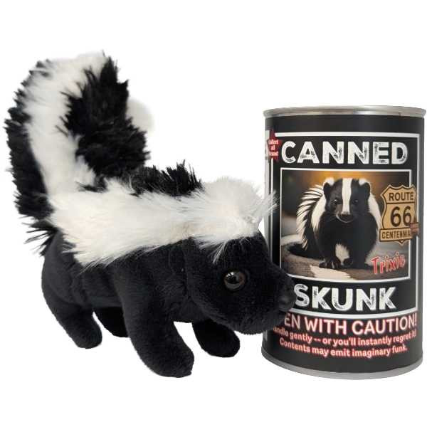  Canned Skunk Plush Route 66 Centennial Edition