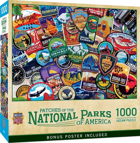  Patches of the National Parks 1000 Piece Puzzle