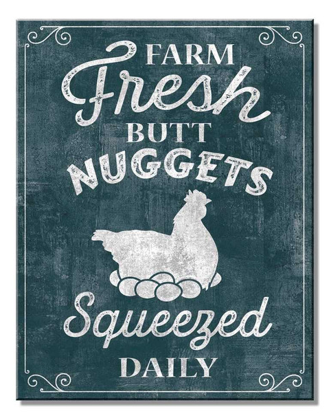 Farm Nuggets Tin Sign