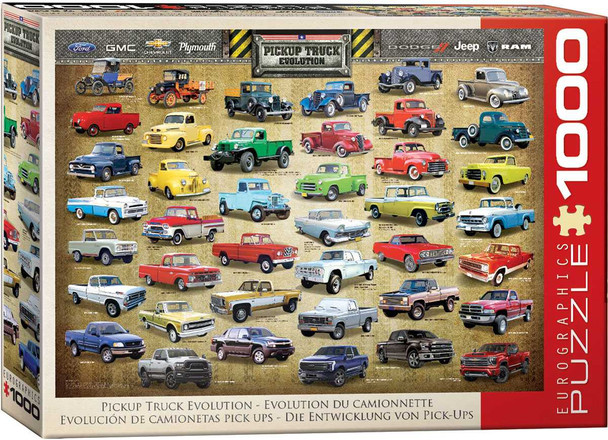  Pickup Truck Evolution 1000 Piece Puzzle