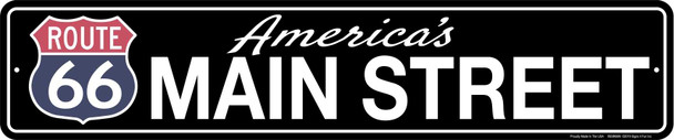 Route 66 America's Main Street Sign