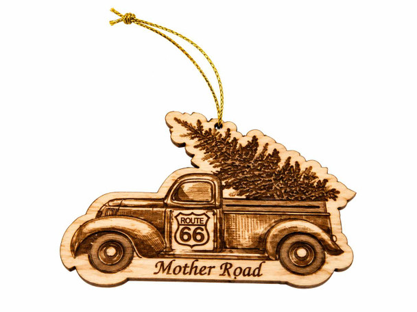  Truck and Tree R66 Laser Cut Ornament