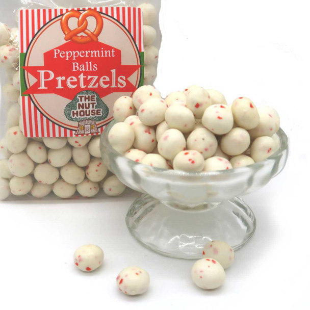 The Nut House Peppermint Pretzel Balls 8 oz