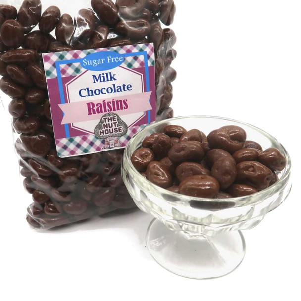 The Nut House Sugar Free Chocolate Raisins 12 oz