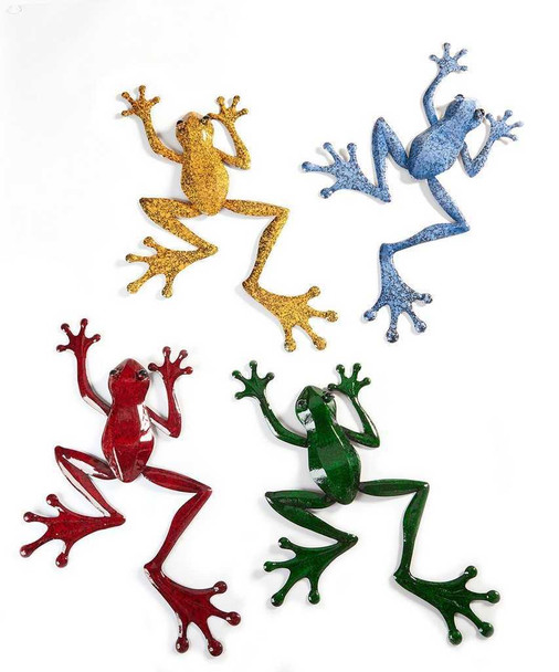 Giftcraft Assorted Wrought Iron Frog Plaques