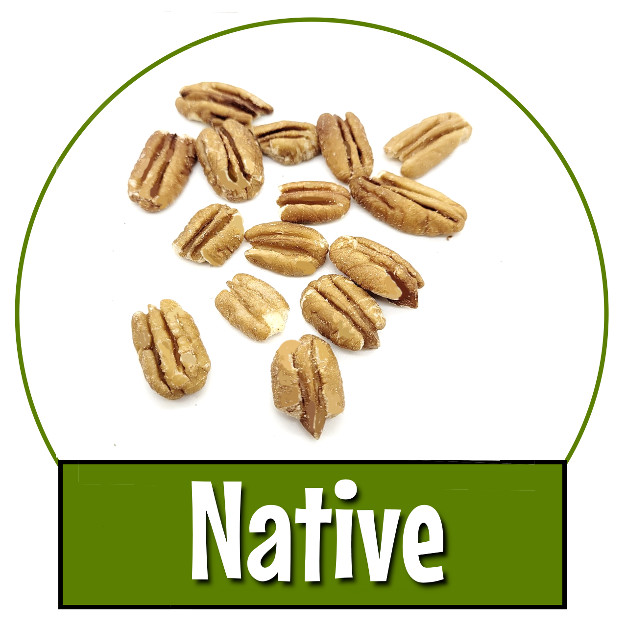 Native Pecans- small and sweet and grown right here in Oklahoma