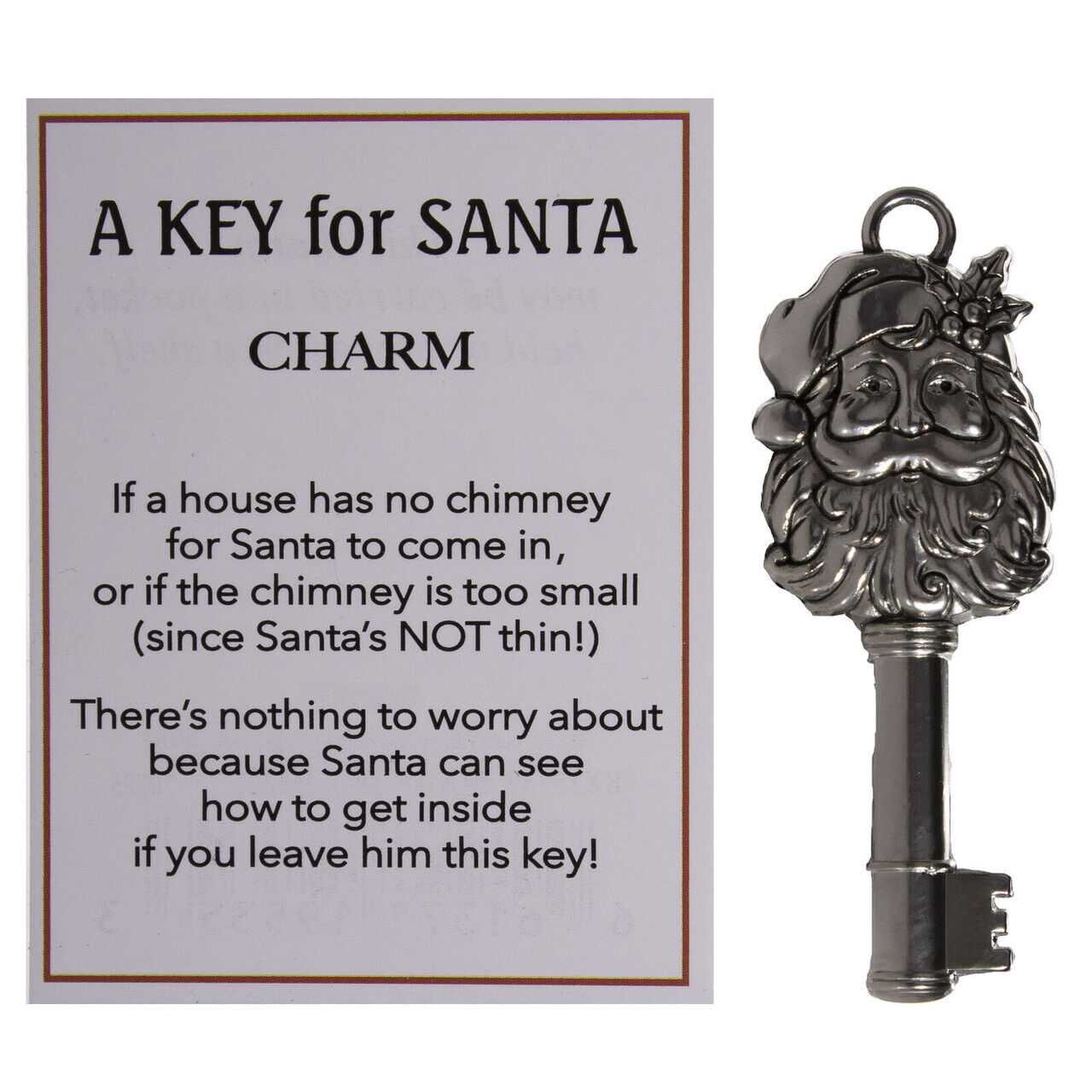 A Key For Santa Charm Exclusive At The Nut House