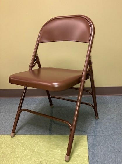 Buy KI Model 331D Heavy Duty Folding Chair, Brown | Shiffler