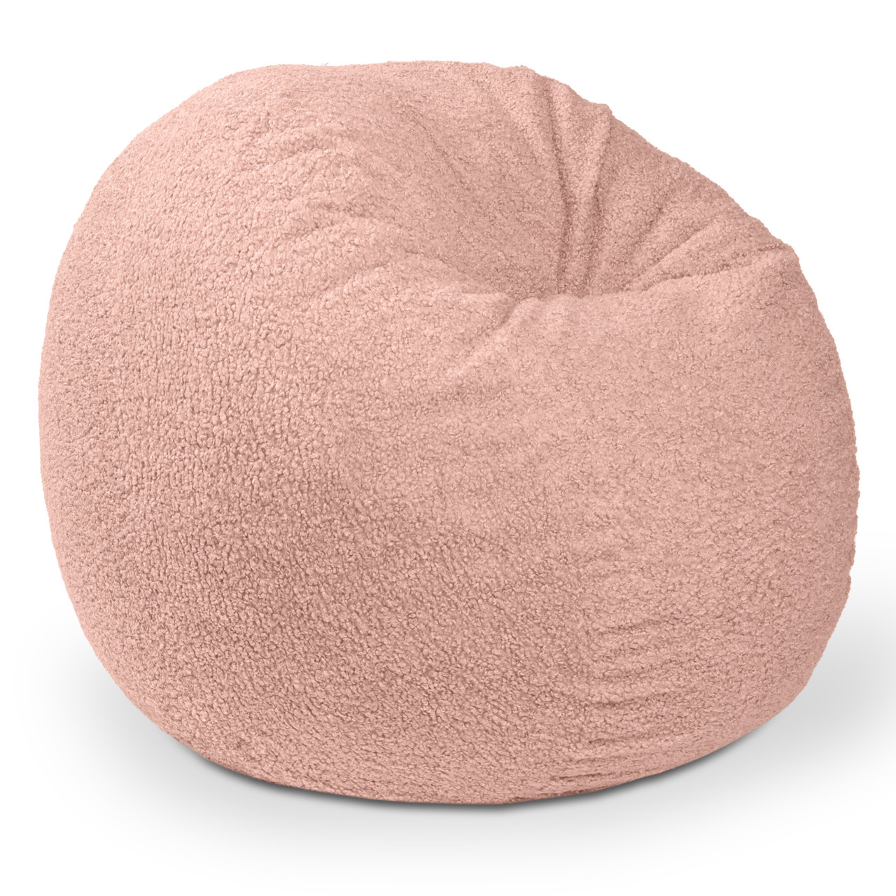 サイカスルンフィー 約150cm Buy Jaxx Saxx Shearling Faux-Lamb 4 Ft Large Round Bean Bag, Pink
