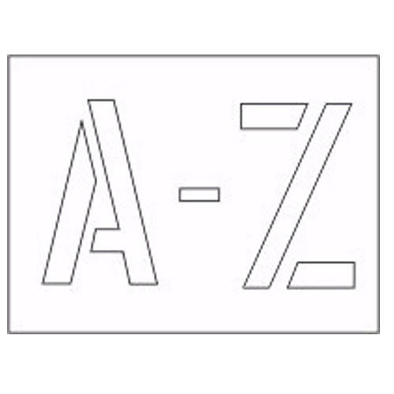 Buy 24 buy-24-h-individual-letter-stencils-a-z-shiffler-furniture-fixtures-and-equipment-for-schools