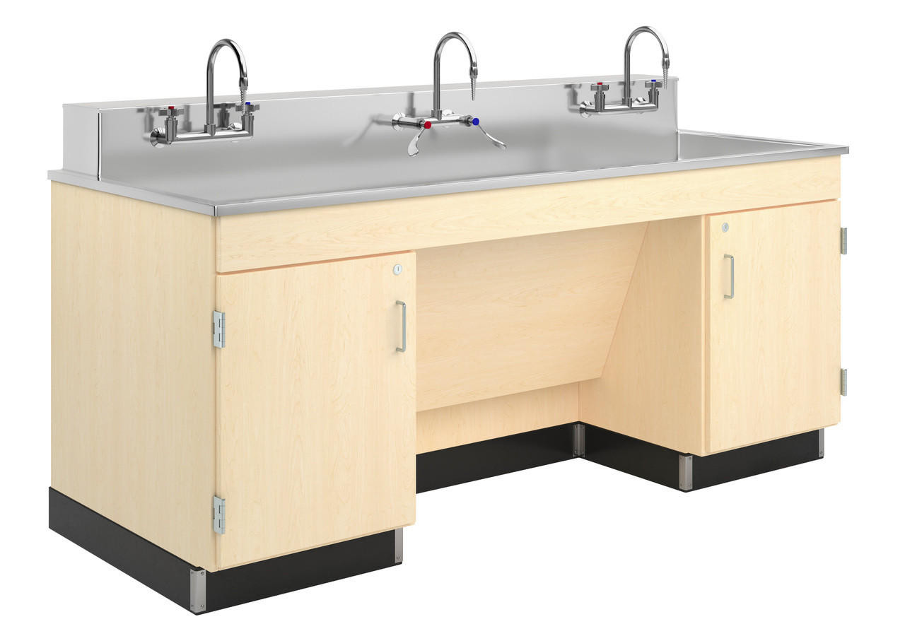 Buy Diversified Woodcrafts Stainless Steel Wall Art Sink, ADA