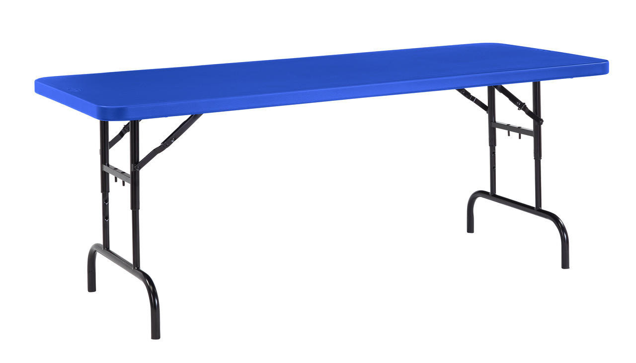 National Public Seating Height Adjustable Folding Table - Thumbnail 5