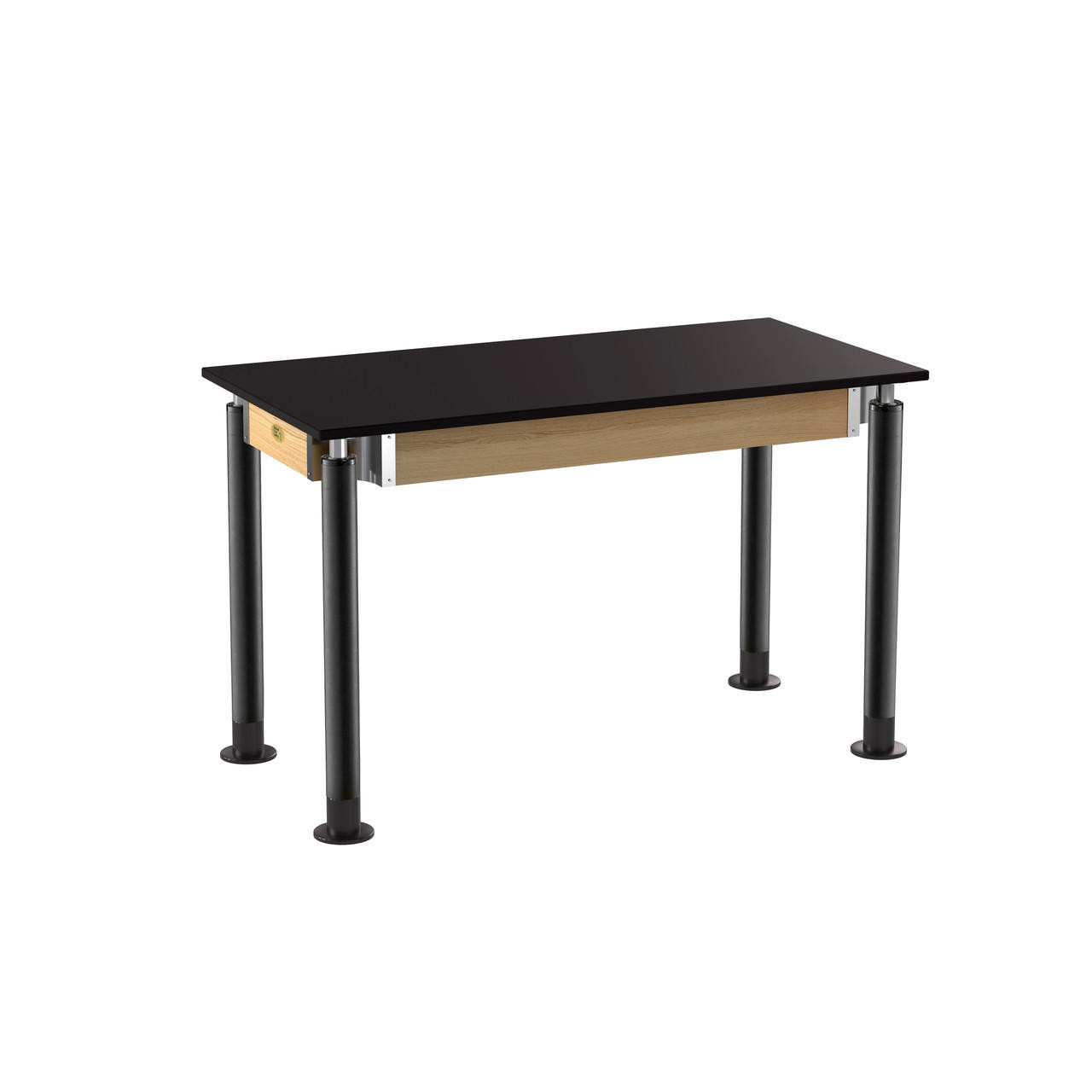 NPS Signature Science Lab Table, Black, 24 x 48, Chemical Resistant Top