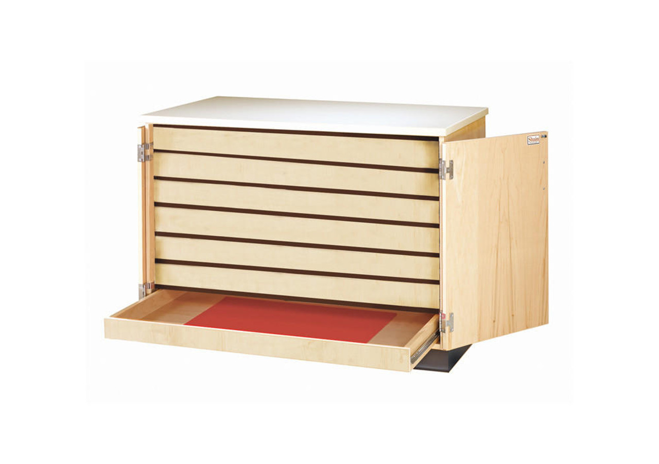 Buy Diversified Woodcrafts Drawing Paper Storage Maple