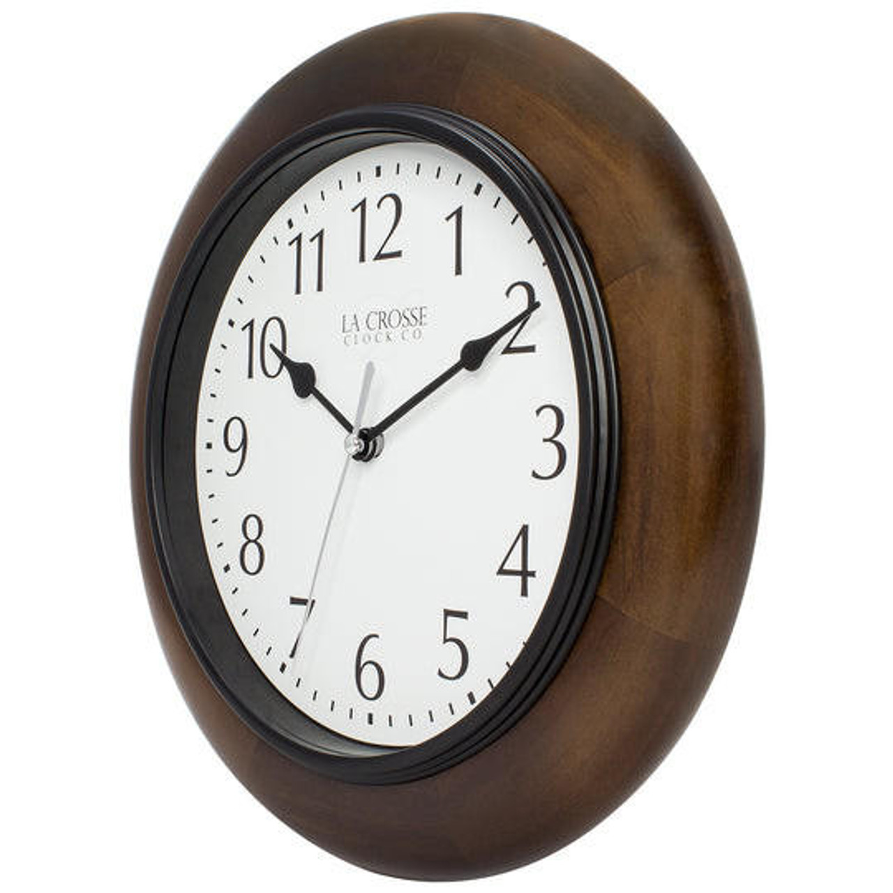 Analog Teak Wooden Rikon 8351 NG SW Night Glow Wall Clock, For Home, Size:  360 X 360 mm at Rs 825 in Bengaluru