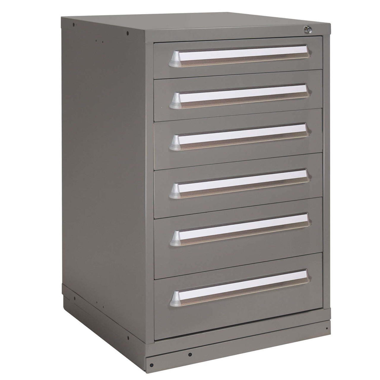 Counter Height Storage Cabinet, Gray