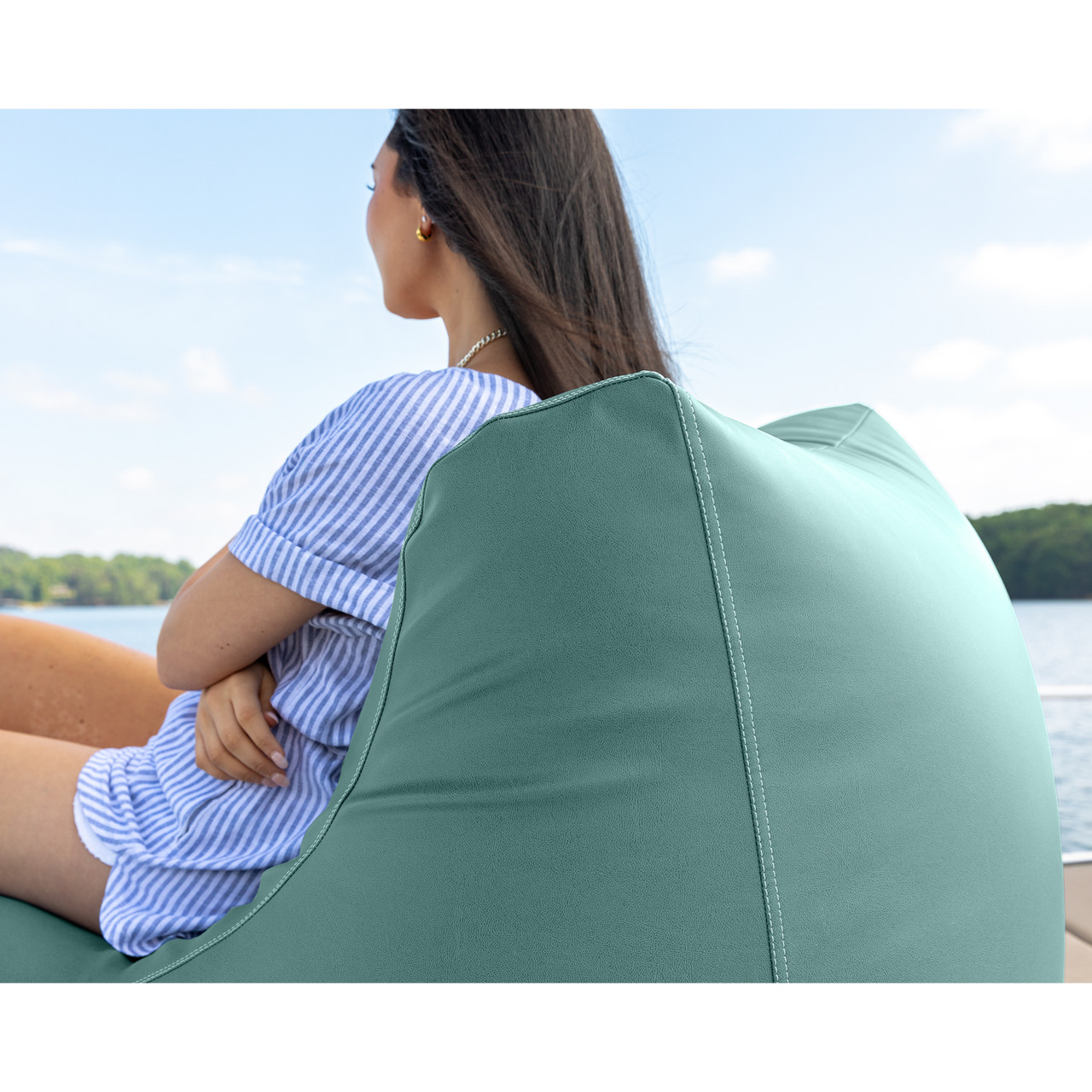 Buy Jaxx Ponce Nautical Edition - Bean Bag Chair for Boat, Yacht